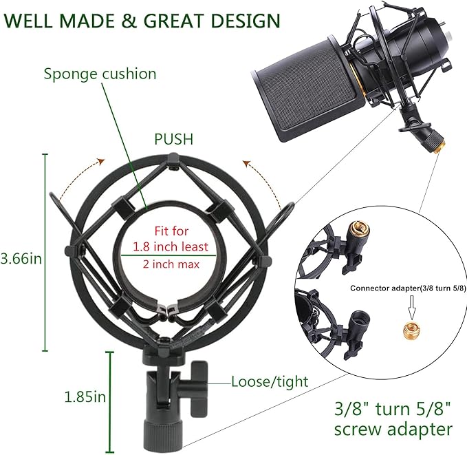 Imagen de Shock Mount Microphone