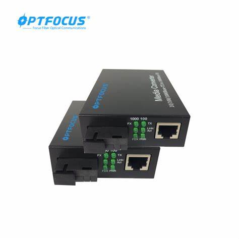 Imagen de Media Converter 10/100/1000M DF MM SC 850nm 550M