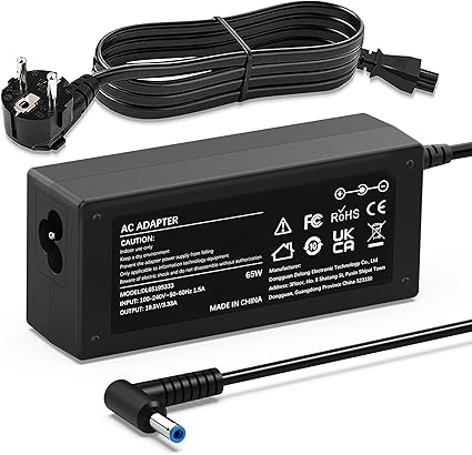 Imagen de Adaptador AC para Portatil 19.5V 3.33A 65W 4.5x3.0