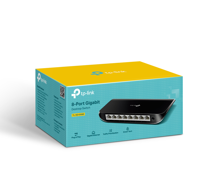 Switch 8 Puertos TL-SG1008D