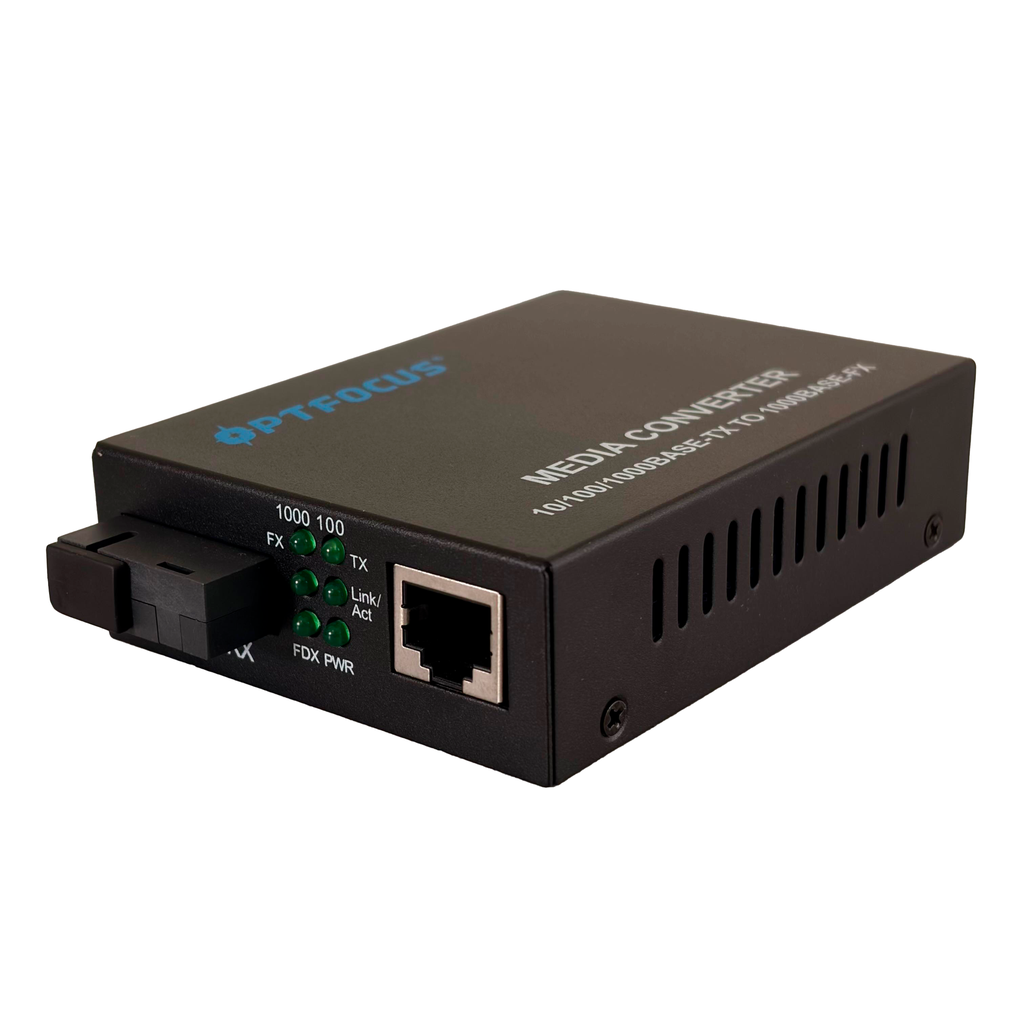 Media Converter 10/100/1000M WDM SM SC 1310nm 20Km