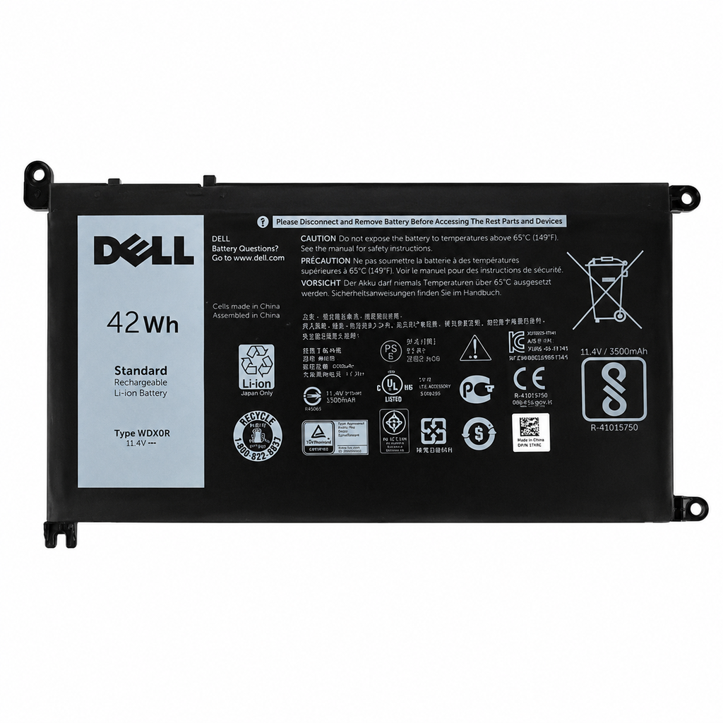 Batería para portátil 11.4V 42WH 3500mAh 0FC92N